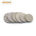 Customized porous metal component sintered stainless steel 316L filter disc for filtration systems